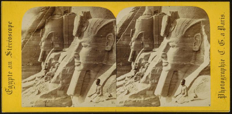 Détail au grand temple d'Abou Simbel