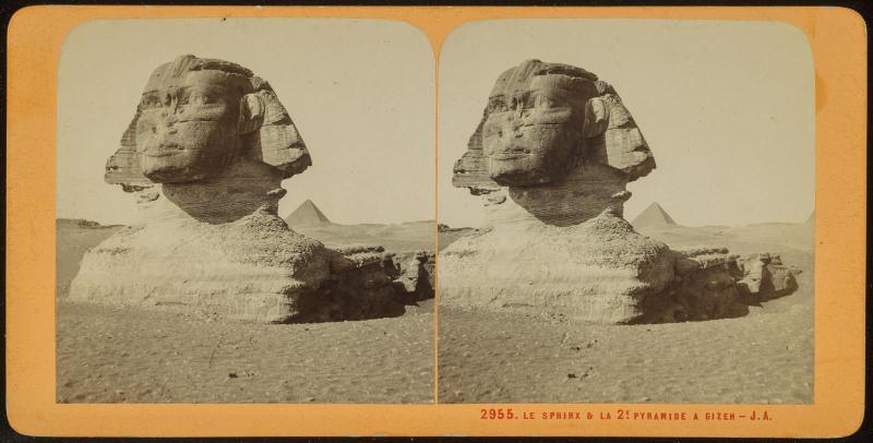Le Sphinx & la 2ième Pyramide à Gizeh