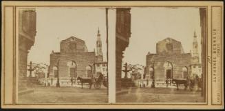 Florence: Santa Croce Before the New Facade was Built