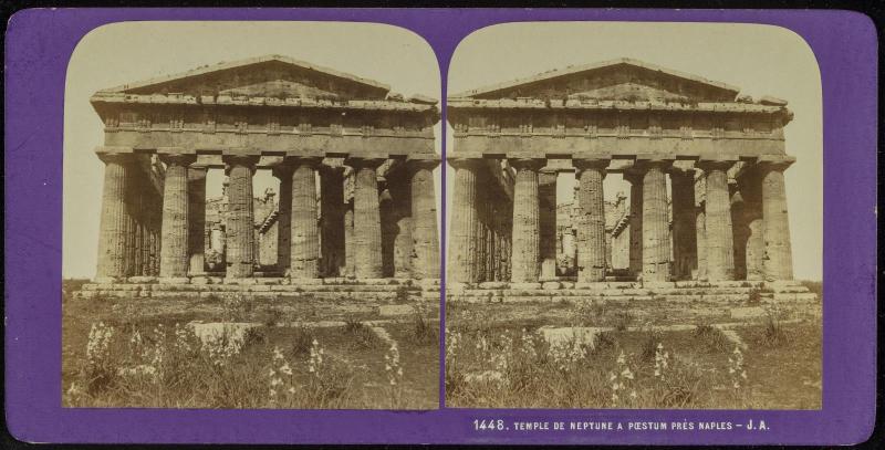 Temple de Neptune à Pæstum près Naples