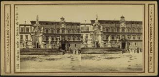 Palazzo reale e Statua de Carlo III [Palermo]