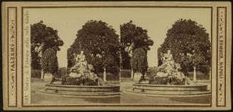 Statua di Palermo nella villa Giulia
