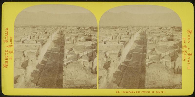 Panorama des Ruines de Pompeï