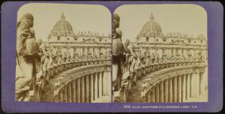 Eglise Saint-Pierre et la Colonnade à Rome