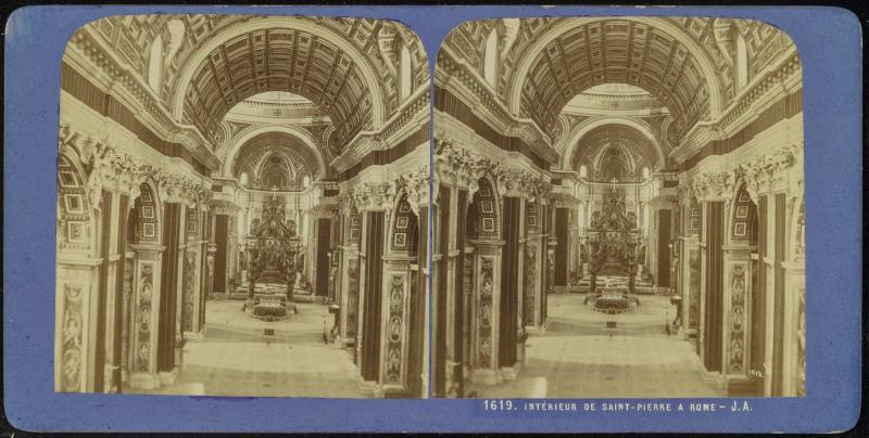 Intérieur de Saint-Pierre à Rome