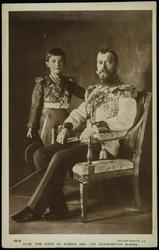 H.I.M. THE CZAR OF RUSSIA AND THE CZAREWITCH ALEXIS.