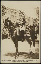 FIELD-MARSHAL THE RT. HON. EARL KITCHENER, P.C., K.P., Secretary of State for War, 1914.