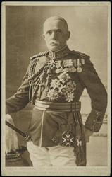 FIELD MARSHAL SIR JOHN FRENCH, G.C.B., G.C.V.O., K.C.M.G. IN COMMAND OF THE EXPEDITIONARY FORCES, 1914.