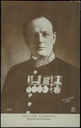 WINSTON CHURCHILL. Ministre de la Marine.