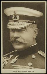 LORD KITCHENER SMILES.