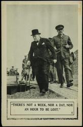 "THERE'S NOT A WEEK, NOR A DAY, NOR AN HOUR TO BE LOST."