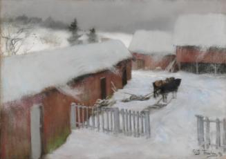 Farmyard in the Snow
