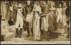 GOSSE. – Napoléon reçoit la Reine de Prusse à Tilsitt (6 Juillet 1807).
