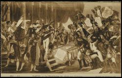 DAVID. – La Distribution des Aigles par Napoléon.
