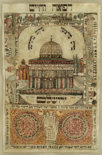Amulet with scenes of the Holy land