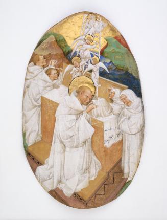 The Dream of Saint Romuald (Cutting from an Antiphonary or a Gradual)