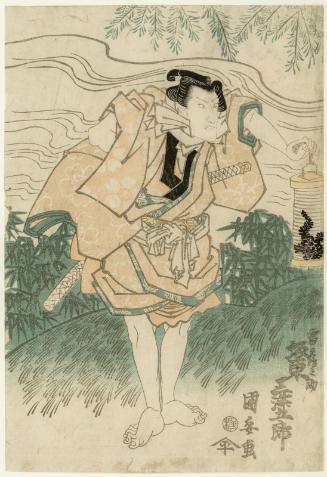 Actor Bandô Mitsugorô III as Ikazuchi Tsurunosuke