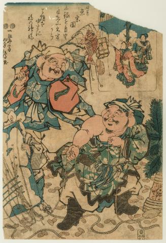 Daikoku and Ebisu at New Year
