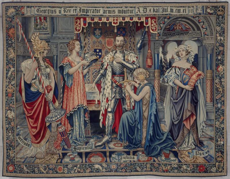 Tapestry: The Arming of the King