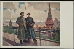 A.M. Gerasimov. J.V. Stalin and K.E. Voroshilov on the Kremlin Grounds.
