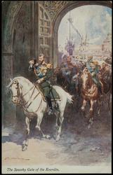 The Spassky Gate of the Kremlin.
