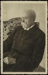 T.G. MASARYK, prvni president Ceskoslovenské republiky.
