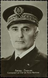 AMIRAL DARLAN Commandant en Chef des Forces Maritimes
