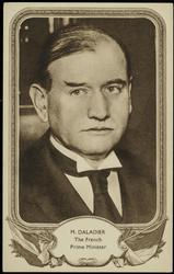 M. DALADIER The French Prime Minister
