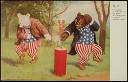 No. 17. "Who cares to-day who won the game, We'll shoot off crackers just the same!"
