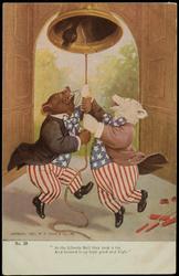 No. 20. "At the Liberty Bell they took a try And hoisted it up both good and high."
