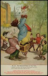 No. 22. The Roosevelt Bears in New York. 
"TEDDY-B threw the monkey and made him yell, 
And caught him every time he fell."
