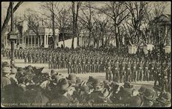 INAUGURAL PARADE MARCHING TO WHITE HOUSE REVIEWING STAND, MARCH 4TH WASHINGTON, D.C.
