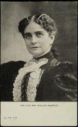 THE LATE MRS. WILLIAM MCKINLEY
