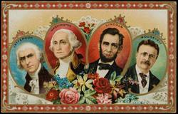 JEFFERSON - WASHINGTON - LINCOLN - ROOSEVELT

