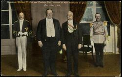 Presidents William H. Taft and Porfirio Diaz, occasion of their meeting in C. Juarez, Mexico. Oct. 16th 1909.
