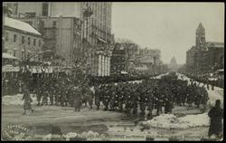 INAUGURATION PARADE PASSING WILLARD HOTEL ON PENNA. AVE. MARCH 4, 1909, WASHINGTON, D.C.
