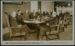 P1637 President Wilson and his Cabinet, Washinton, D.C.