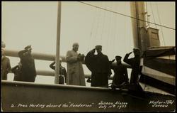 2. Pres. Harding aboard the "Henderson" Juneau, Alaska July 10th 1923