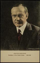 CALVIN COOLIDGE President of the United States 1923-1928
