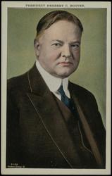 PRESIDENT HERBERT C. HOOVER.