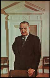 PRESIDENT LYNDON B. JOHNSON President Johnson was born near Johnson City, Texas, August 27, 1908. He was U.S. Congressman in 1937, U.S. Senator in 1948, Senate Minority Leader in 1953, Senate Majority Leader in 1956, Vice-President in 1960, and in 1963 the 36th President.