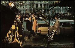 Jimmy and Rosalynn unloading the car on the day before the inauguration - just like "Plains" folk! Carter Inauguration - January 20,1977.