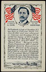 DOCTOR FREDERICK A. COOK DISCOVERER OF THE NORTH POLE