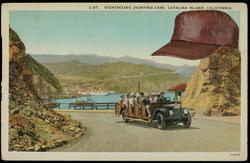 C.47. SIGHTSEEING JAUNTING CARS, CATALINA ISLAND, CALIFORNIA.