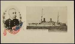 Rear Admiral GEORGE DEWEY  Unarmored Protected Cruiser "OLYMPIA"