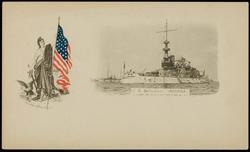 U.S. BATTLESHIP "INDIANA."