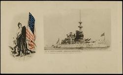 U.S. BATTLESHIP "MASSACHUSETTS."