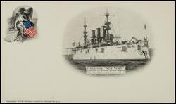 U.S. CRUISER "NEW YORK" FLAGSHIP OF THE NORTH ATLANTIC SQUADRON