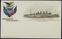 U.S. Protected Cruiser "COLUMBIA." 
7375 Disp. 22 Knots. One 8-inch B.L.R. Two 6-inch and Eight 4-inch R.F.G.