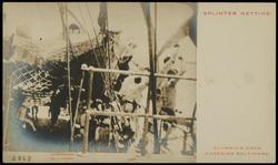 SPLINTER NETTING. OLYMPIA'S CREW CHEERING BALTIMORE.